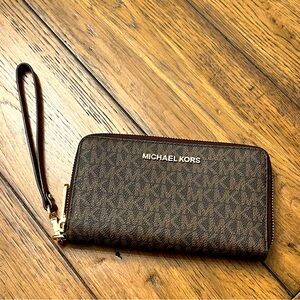 Michael Kors Brown Clutch